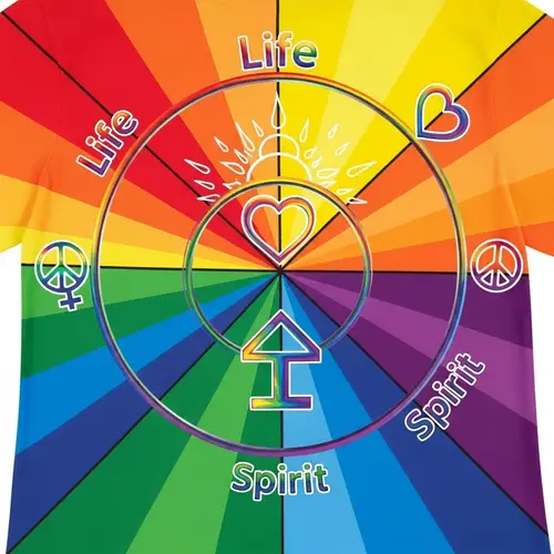 Vibrant LGBTQ+ Pride T-Shirt Design