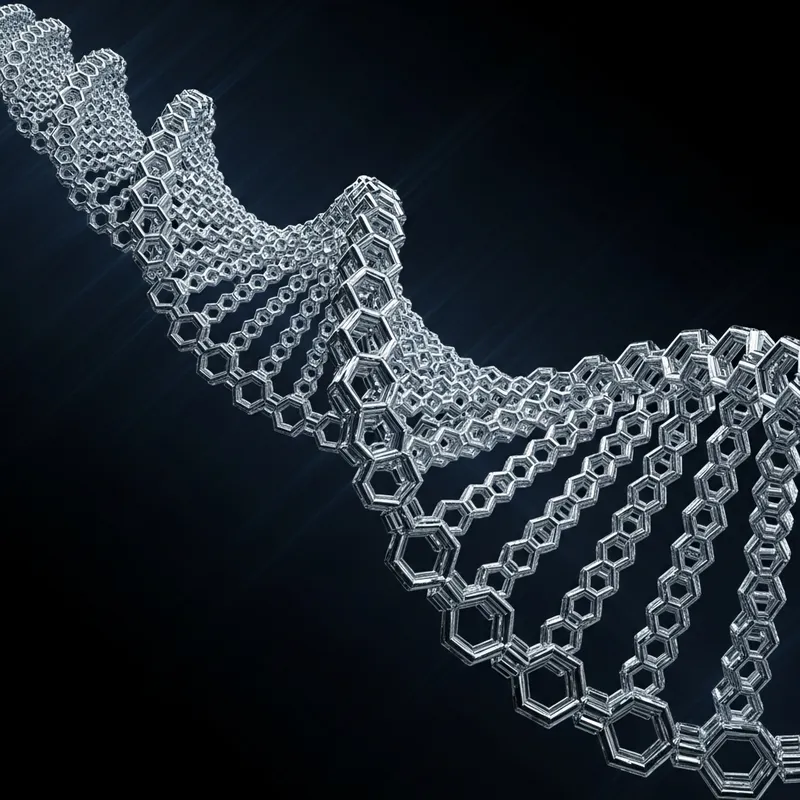 Innovative Hexagonal DNA Structure Visual