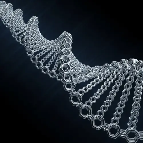 Innovative Hexagonal DNA Structure Visual