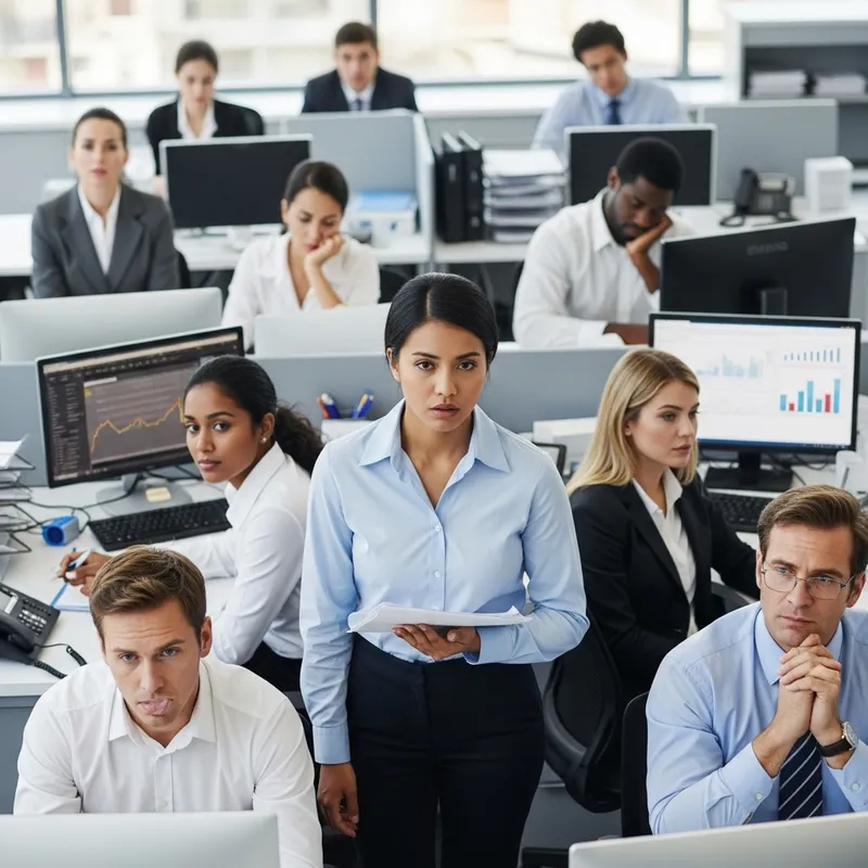 Bank Workers Struggling with Illness in Stressful Environment