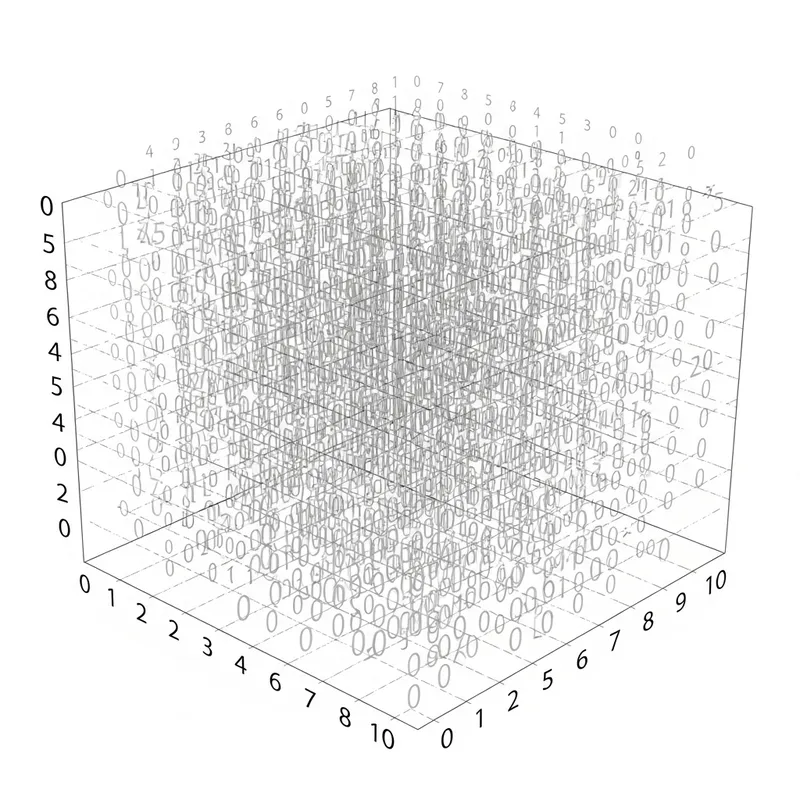 Sparse Polynomial Array: Visual Representation in 3D Space