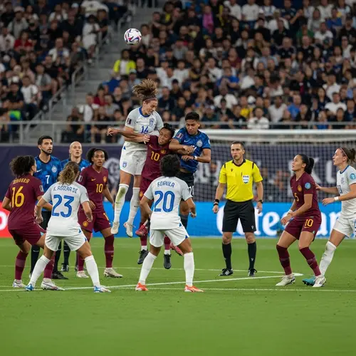 Exciting Soccer Match: Diverse Teams Face-Off in 4:5 Ratio