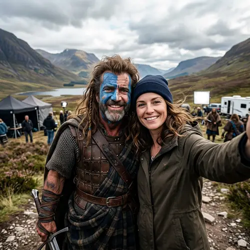 Epic Highland Selfie with Braveheart