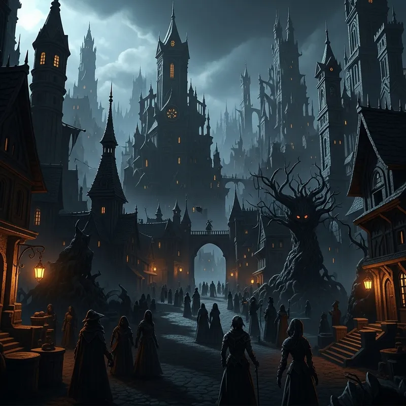 Morfort: Dark Fantasy Capital for D&D Campaign