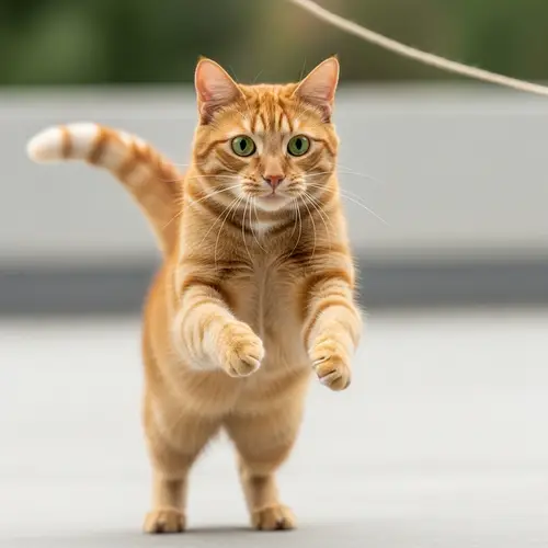 Vitality and Strength: Energetic Cats in Action