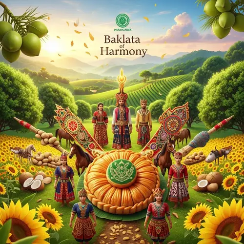 Baklava of Harmony: Magical Orchard Culinary Masterpiece