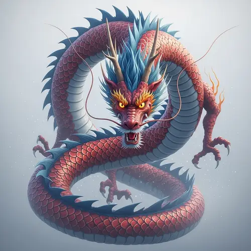 Captivating Japanese Dragon in Photorealistic Style