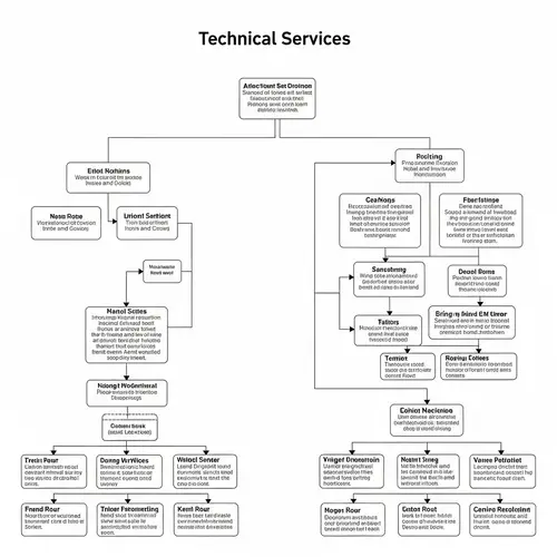 Technical Services Organizational Chart for Hotel & Resort Team