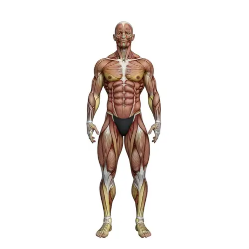 Contrasting Figure: Powerful Lower Body, Frail Upper Body | Analogy with Corporate Structure