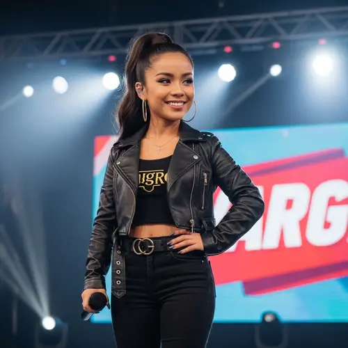 Ariana Grande: Powerful & Elegant Pop Star Singer on Stage