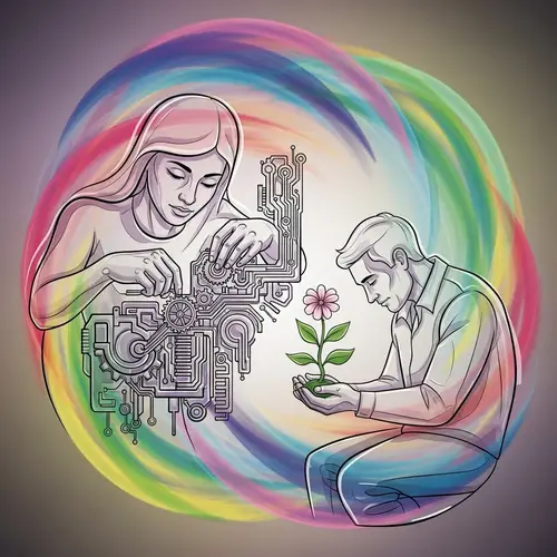 Abstract Representation of Gender Roles | Harmonious Balance