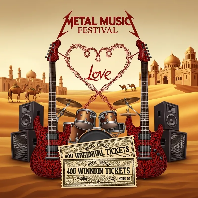 Win Tickets to Metal Festival with Arabian Ambiance and Music Love