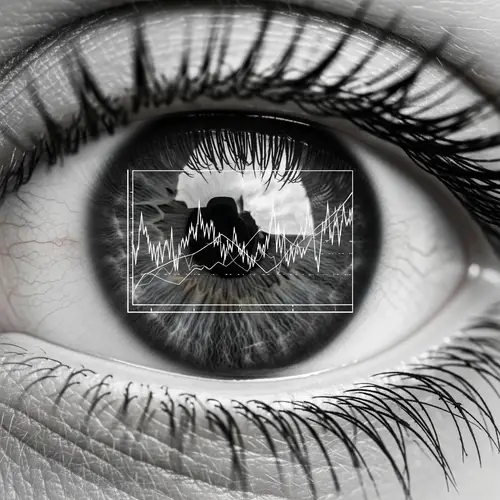 Observational Eye with Line Graph Design