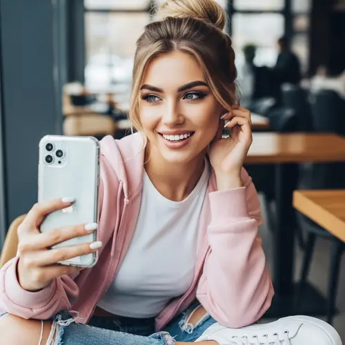 Engaging Social Media Influencer in Popular Casual Fashion