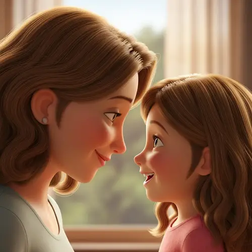 Heartwarming Pixar-Inspired Mother-Daughter Moment