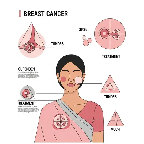 Minimalist Vector Breast Cancer Patient Illustration by Eduardo Recife