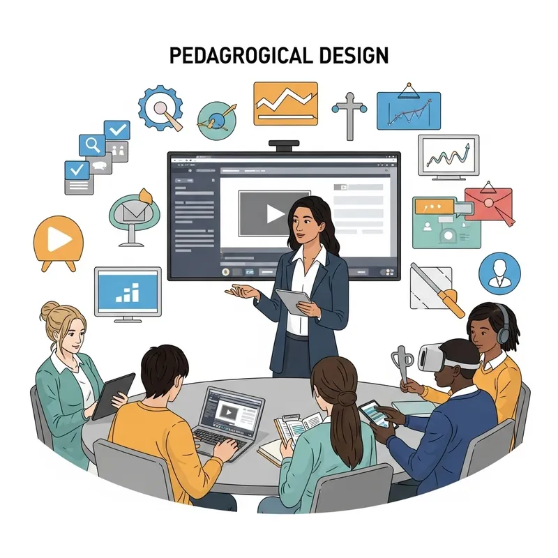 Pedagogical Design in Electronic Learning: Modern Digital Classroom Scenario