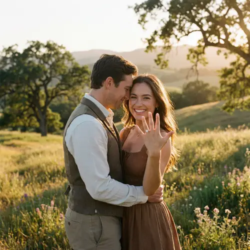 Stunning Romantic Engagement Portraits