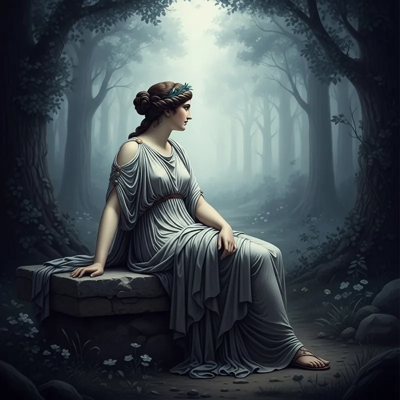 Melancholy Muse Inspiration | Greek Myth Art Depiction