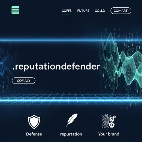 Cutting-Edge .ReputationDefender Domain | Brand Impact Imagery