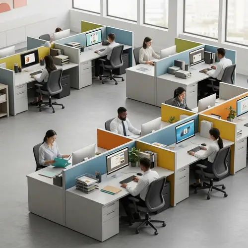 Vibrant Abstract Office for Accounting Firms