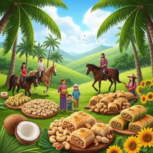 Nusantara-Inspired Baklava Assortment: Cultural Harmony and Flavors