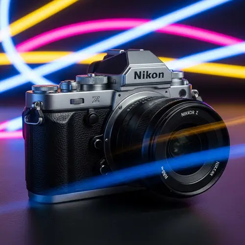 Vibrant Nikon Z f Camera Showcase