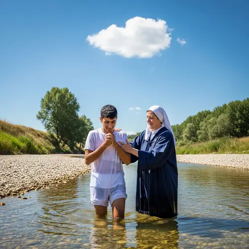 Baptism by the River: A Moment of Spiritual Renewal