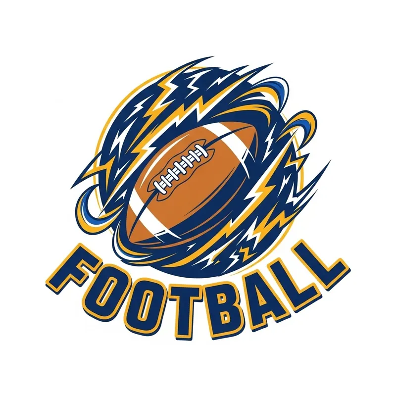 Custom Football Team Logo Design Custom Football Team Logo Design
