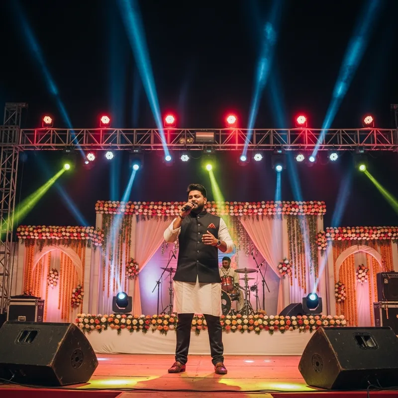 Energetic Stage Performance by Pawan Singh