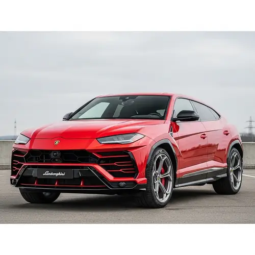 Glamorous Red Lamborghini Urus: Italian Craftsmanship & Luxury