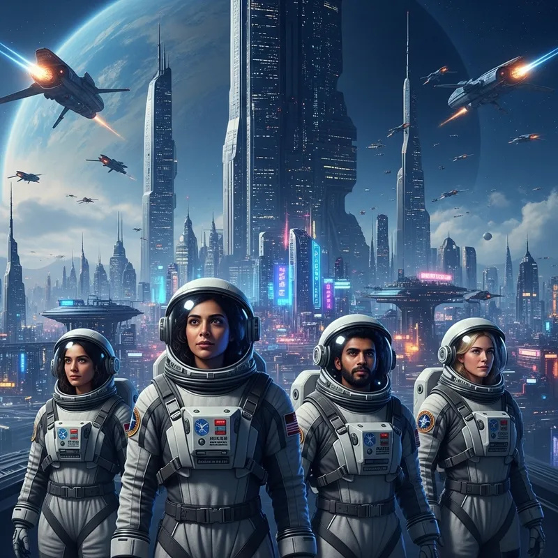 Epic Sci-Fi Mission to a Distant Planet Epic Sci-Fi Mission to a Distant Planet