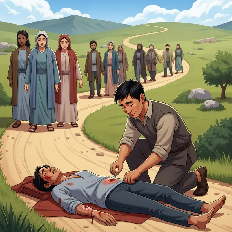 Good Samaritan Parable Illustration