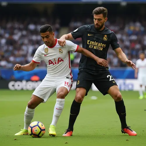 Lionel Messi vs Cristiano Ronaldo Intense Soccer Rivalry at Camp Nou