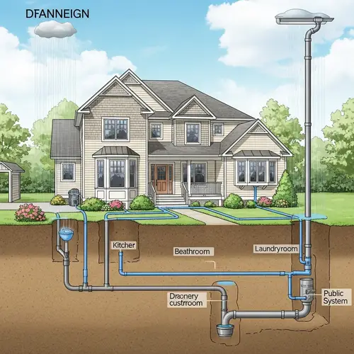 House Drainage System: Illustration and Details