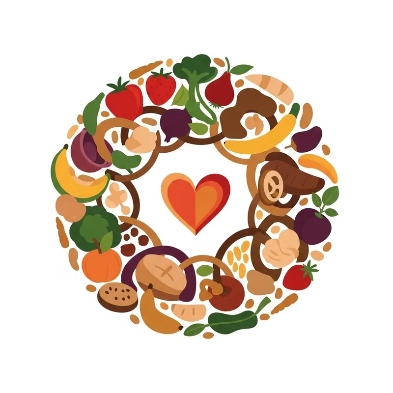 Child Nutrition Abstract Art - Medley of Earthly Delights