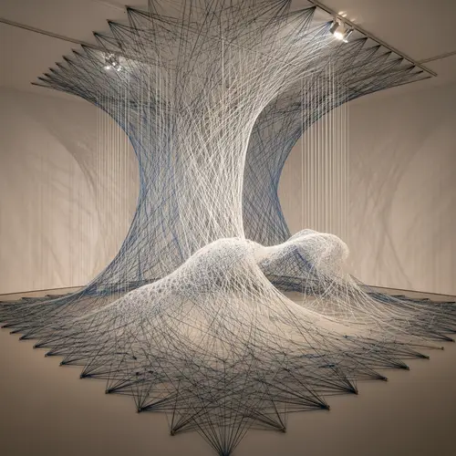 Creative Artwork Using Strings - Innovative String Art