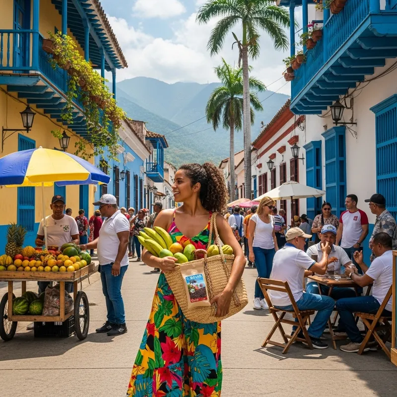 Everyday Life in Santa Marta, Colombia: Authentic Colombian Scene Everyday Life in Santa Marta, Colombia: Authentic Colombian Scene