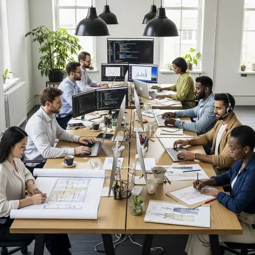 Diverse Co-working Environment with Creative Professionals