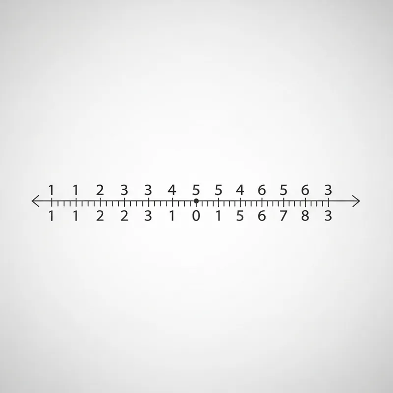 Numerical Line with Positive Numbers, Zero, and More Positive Numbers Numerical Line with Positive Numbers, Zero, and More Positive Numbers