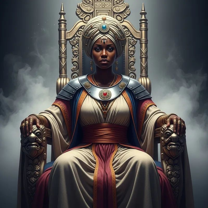 Black Woman in Ancient Israelite Priest Attire | Spiritual Authority in New Jerusalem