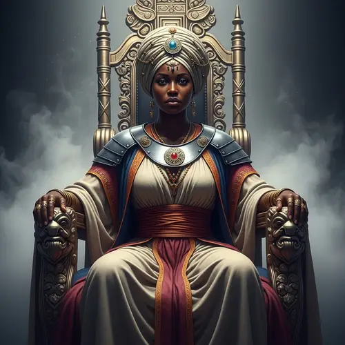 Black Woman in Ancient Israelite Priest Garb | Divine Presence in New Jerusalem