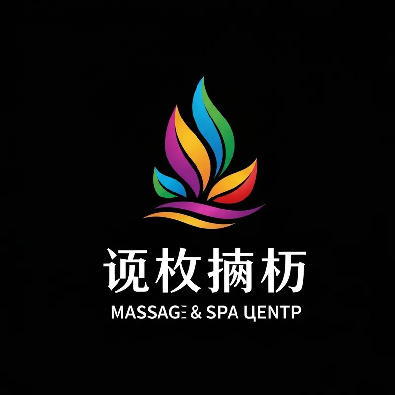 Tranquil & Luxurious Massage Spa Logo Design