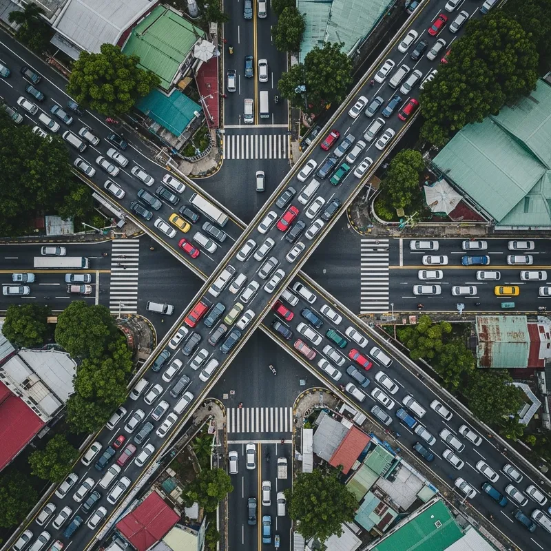 Intricately Engineered Intersection: Urban Traffic Dynamics in Philippines