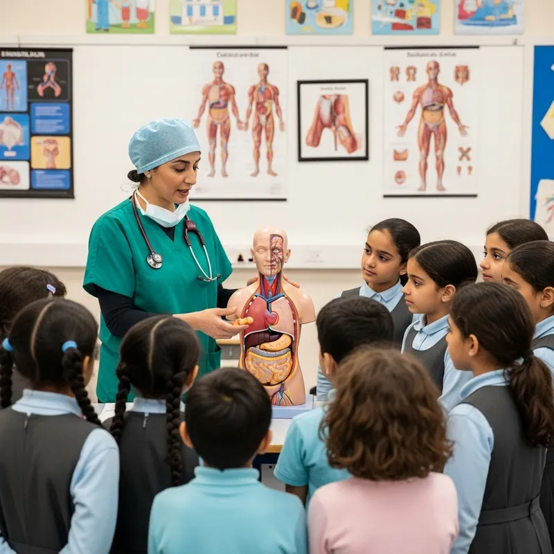 Surgery Professor Teaches Primary School Children