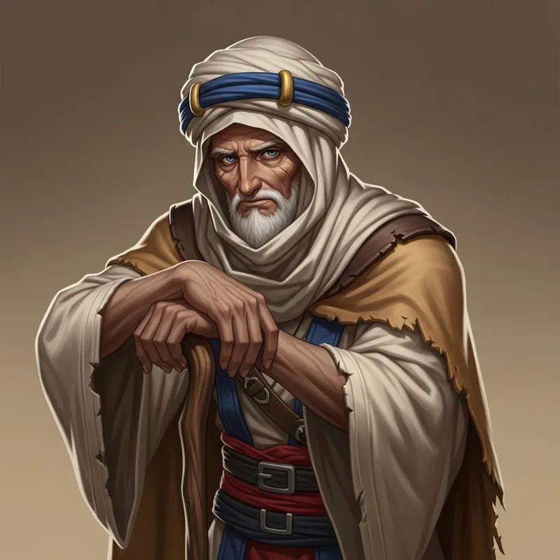 Isaac as an Old Bedouin Man | Wisdom of the Desert