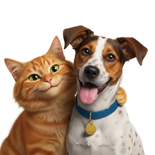 Interspecies Friendship: A Whimsical Tale of a Cat and Dog