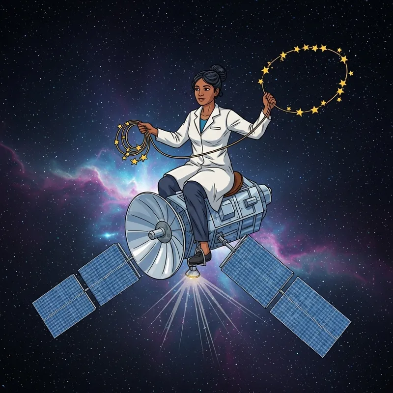Space Explorer: South Asian Researcher Rides Satellite in Cosmic Adventure