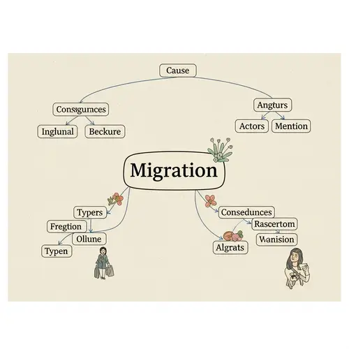 Concept Map on Migration: Causes, Types, Actors, Consequences | Website