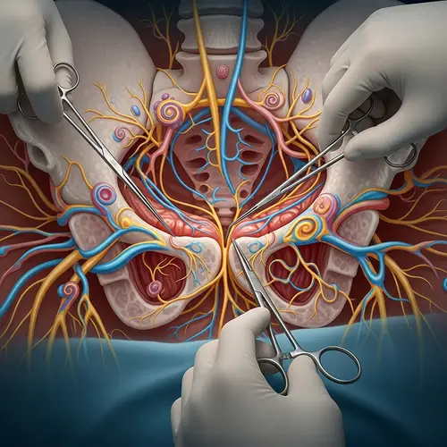 Surgical Interruption of Pelvic Nerve Pathways: Biomechanical Depiction